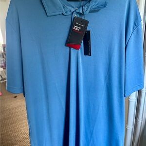 TravisMathew NWT Federal Blue Coto Performance Polo 2XL
